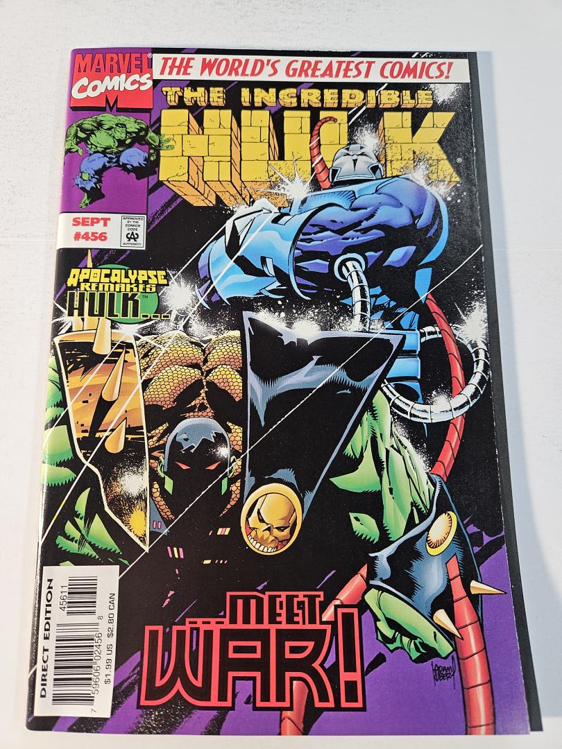 Incredible Hulk #456 NM- Apocalypse, Marvel, 1997