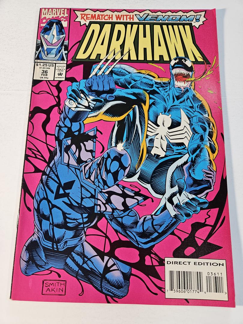 Darkhawk #35, Venom Marvel, 1994