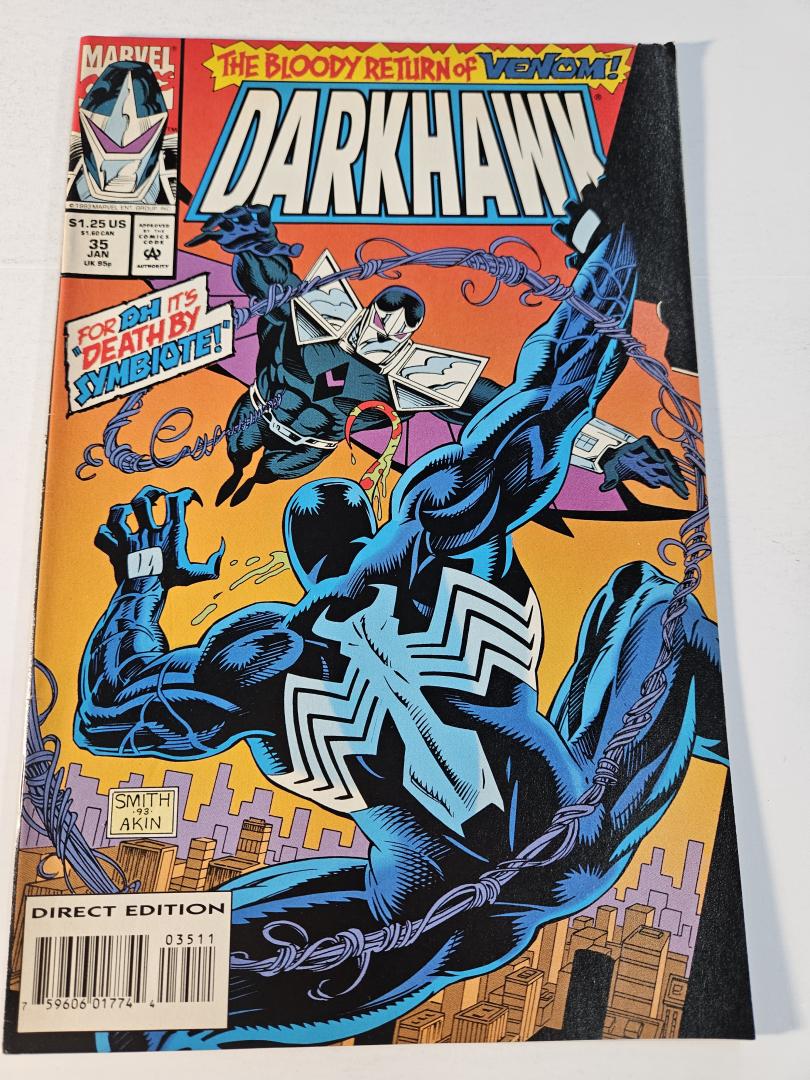 Darkhawk #35, VF Venom, Marvel, 1994