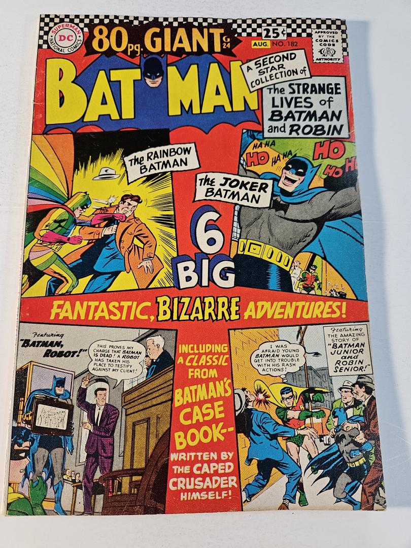 Batman #182, 80 pg Giant FN/VF DC, 1966