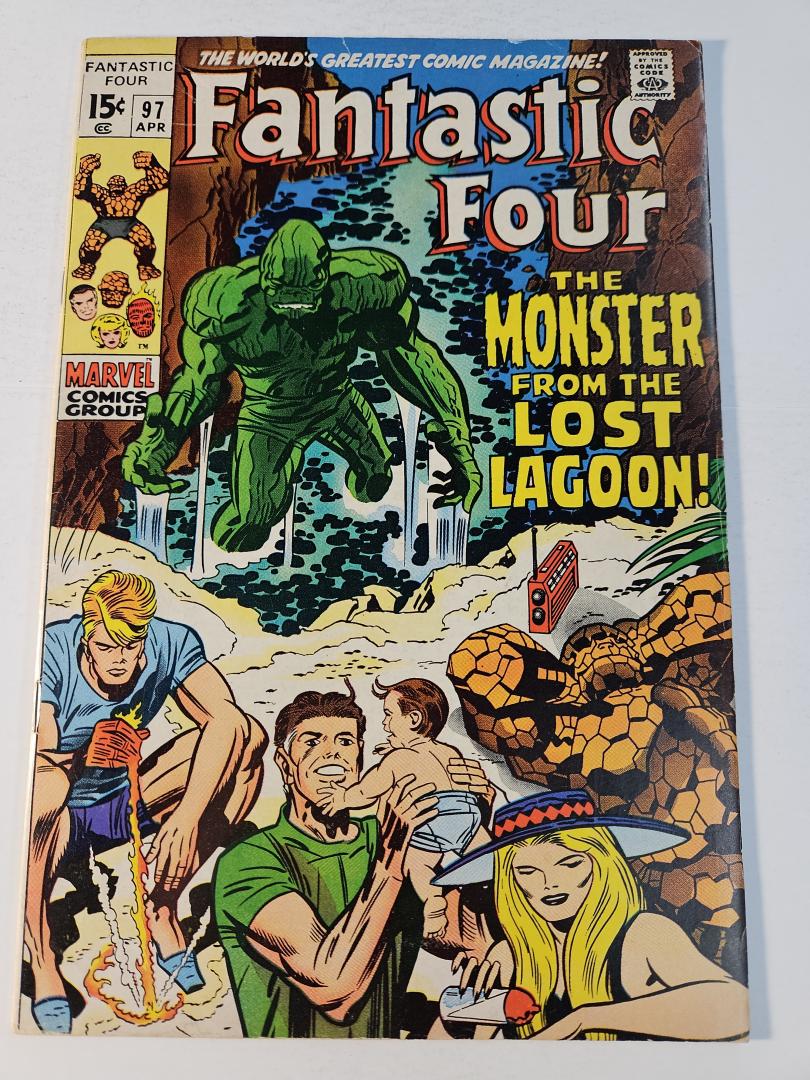 Fantastic Four #97, FN Jack Kirby, Marvel, 1970