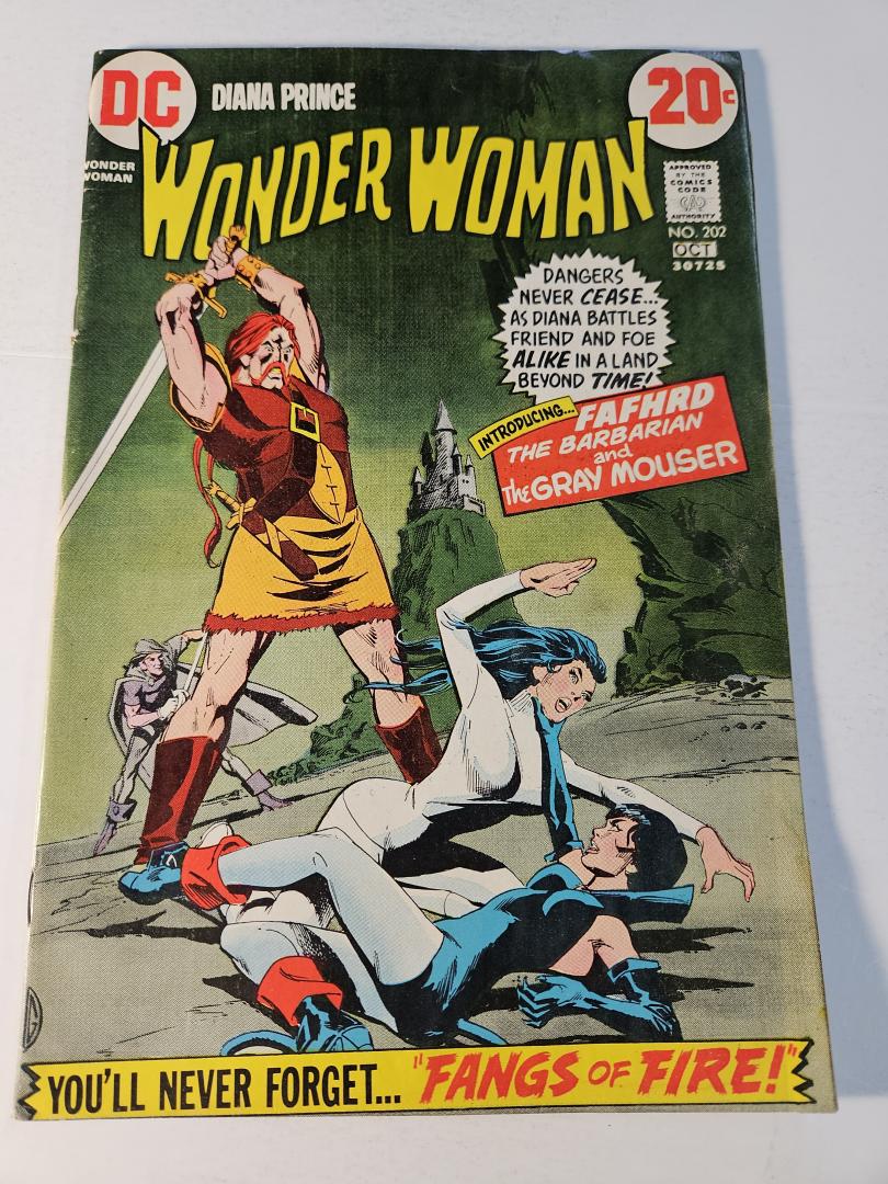 Wonder Woman #202, VG+ DC, 1972