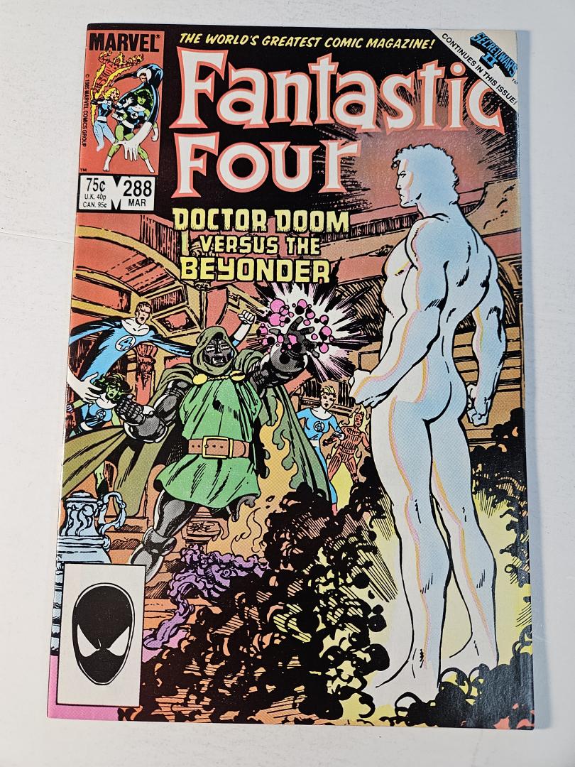 Fantastic Four #288, VF+ John Byrne Marvel, 1986