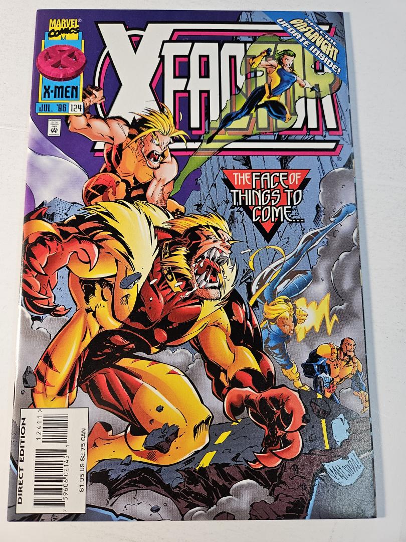 X-Factor #124, NM Sabretooth, Marvel, 1996