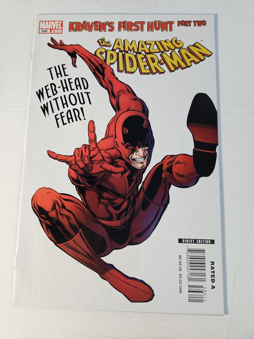 Amazing Spider-Man #566, NM Marvel, 2008
