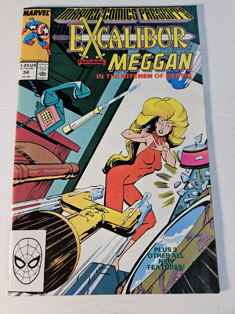 Marvel Comics Presents #34 NM Excalibur, Marvel