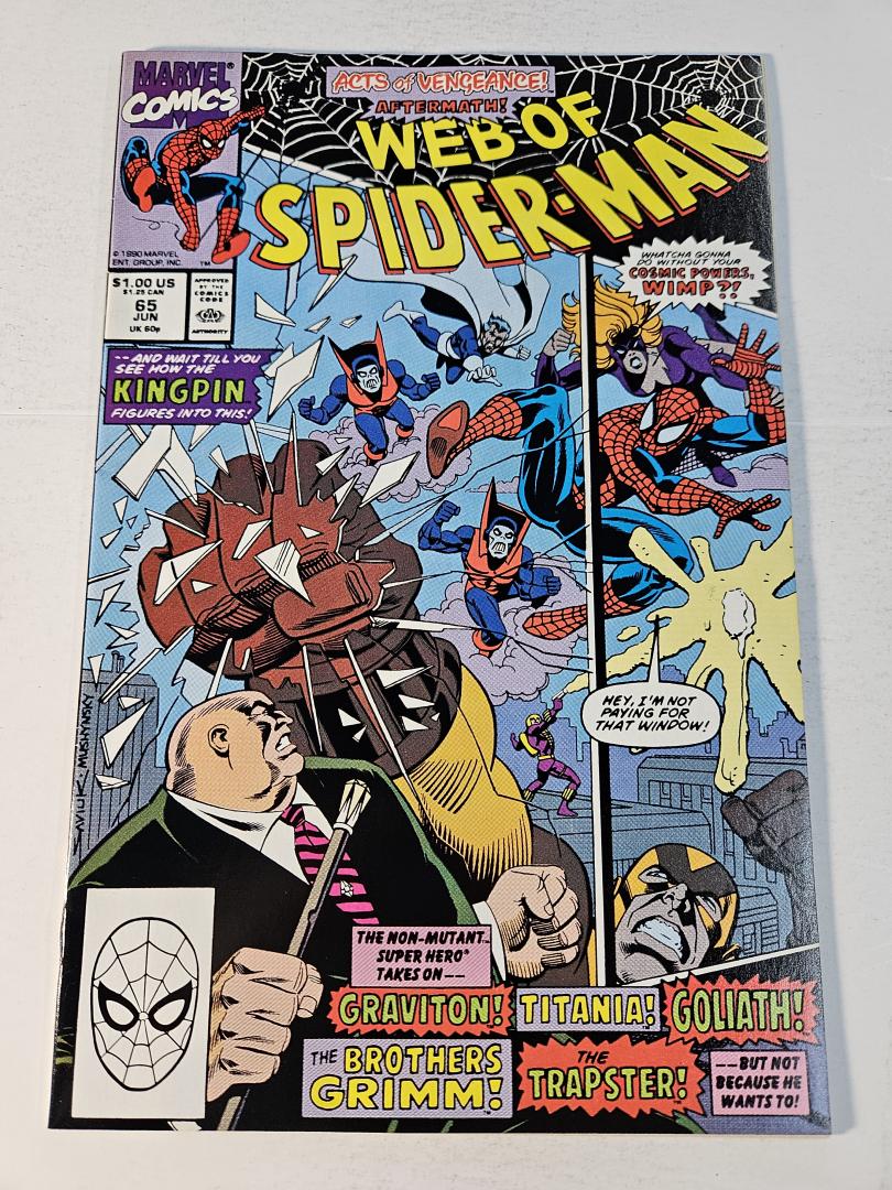 Web of Spider-Man #60, Marvel, 1990