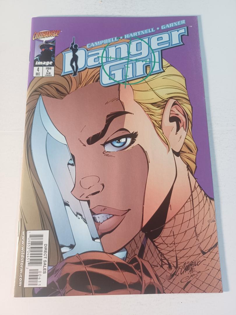 Danger Girl #4,VF- Image Comics, 1998