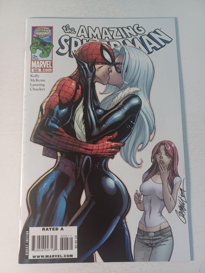 Amazing Spider-Man #606, J Scott Campbell VF//NM Marvel