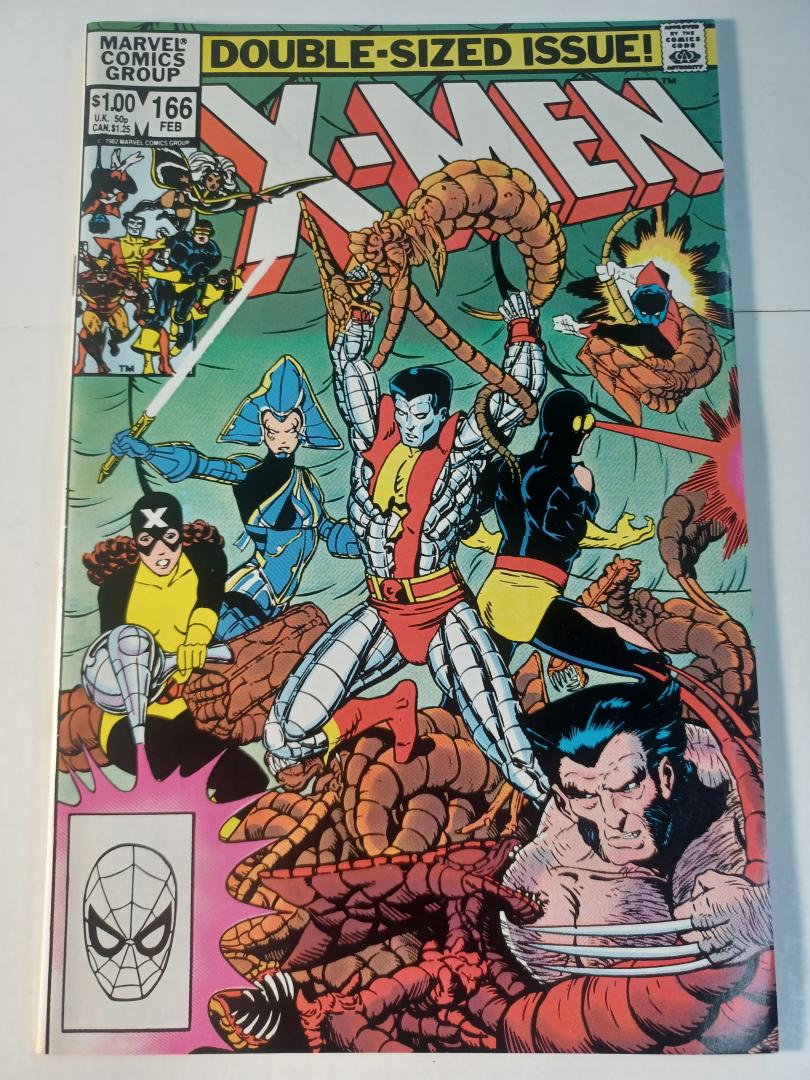 Uncanny X-Men #166, NM- 1st Lockheed, Marvel Comics, 1983