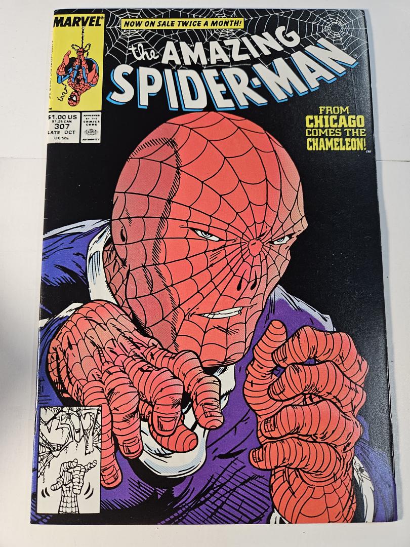 Amazing Spider-Man #307, McFarlane art, Marvel, 1988