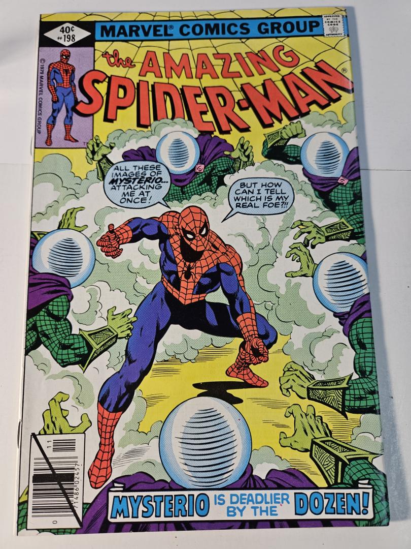 Amazing Spider-Man #198, VF+ Mysterio, Marvel, 1979