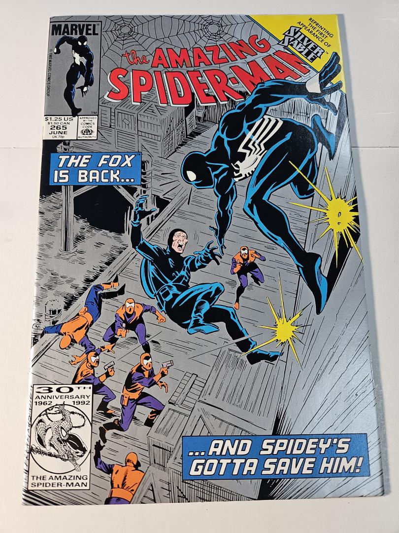 Amazing Spider-Man #265 VF 2nd Print, 1st Silver Sable Marvel Comics 1992