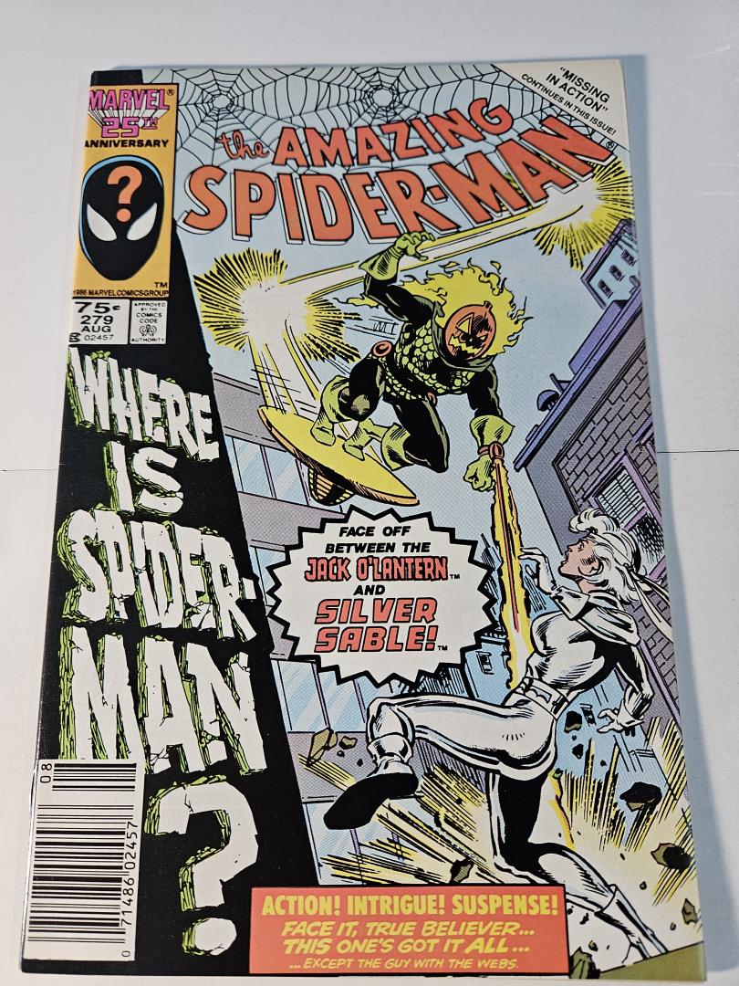 Amazing Spider-Man #279, NM Newsstand Marvel, 1986