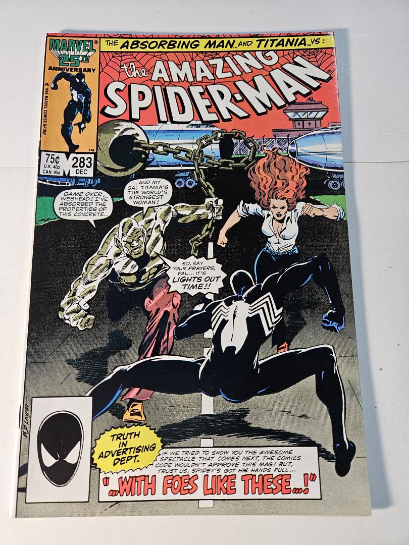 Amazing Spider-Man #283, Absorbing Man, Marvel, 1986