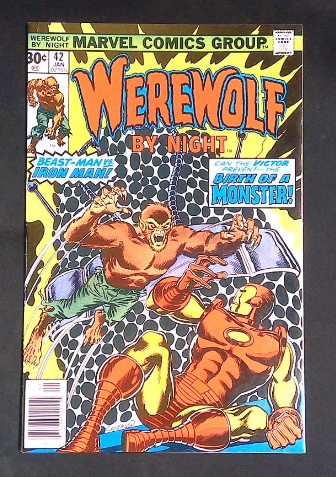 Werewolf by Night #42, Iron Man VF Marvel, 1977