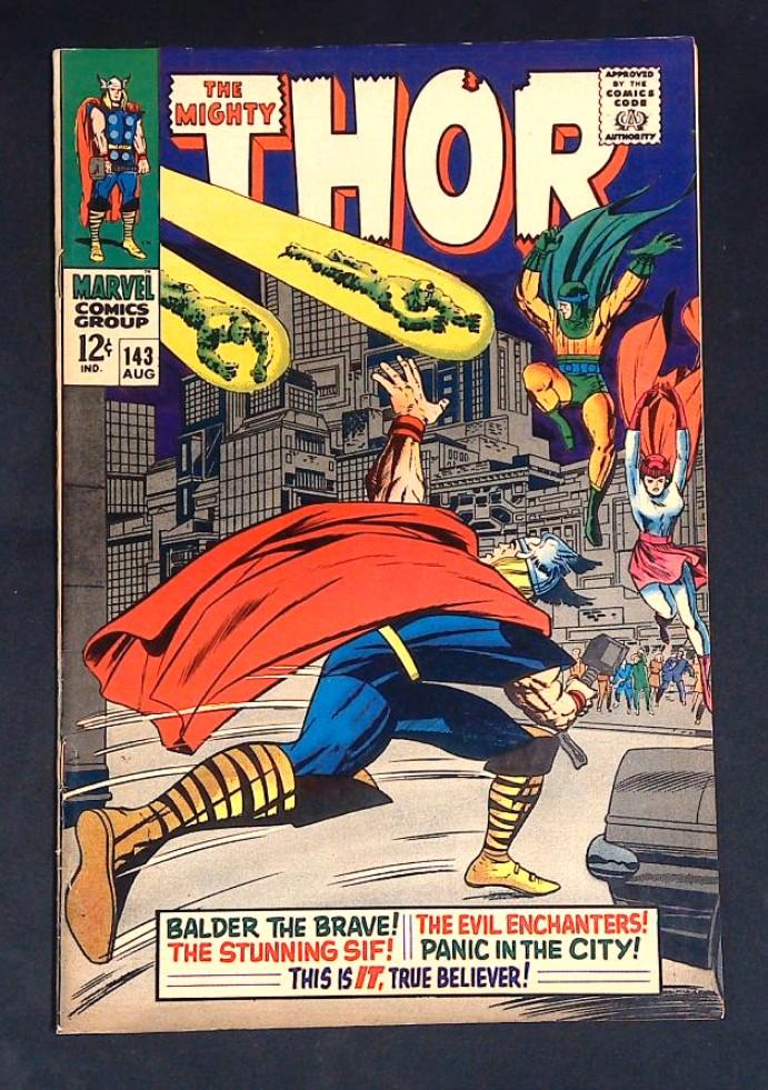 Mighty Thor #143, Fn, Marvel, 1967