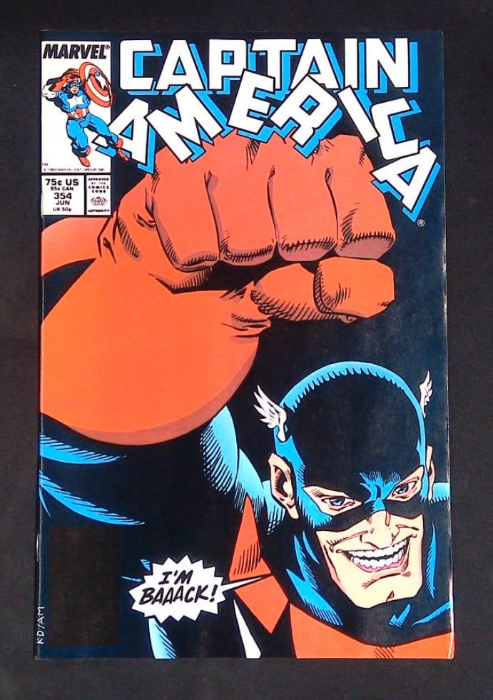 Captain America #354, Nm- Marvel, 1989