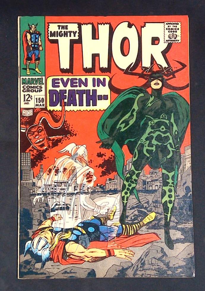 Mighty Thor #150, 1st Hela and Origin of INHUMANS Vf+ Marvel, 1968