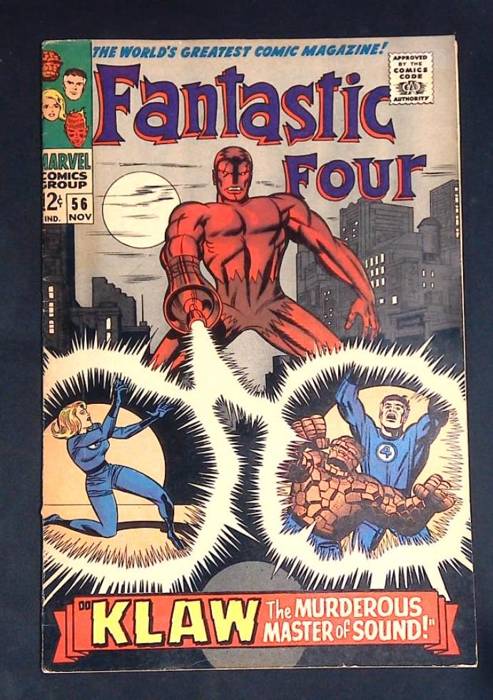Fantastic Four #56, Vf Marvel, 1966