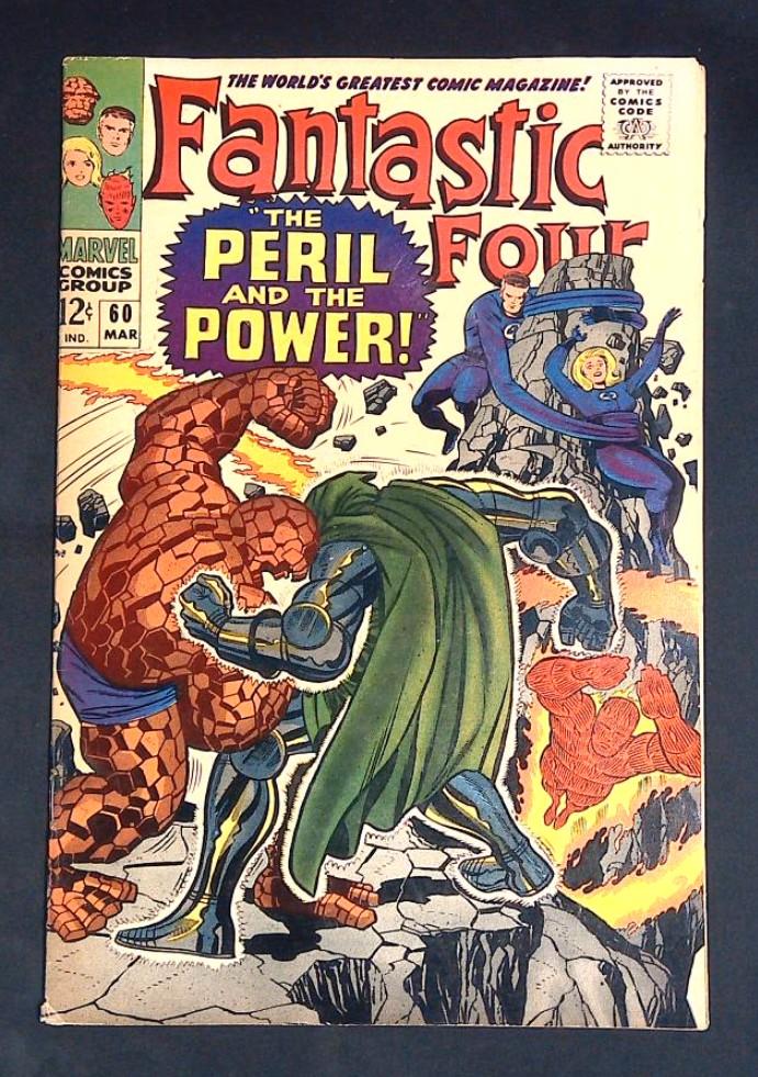 Fantastic Four #60, Dr Doom Fn/Vf Marvel, 1967
