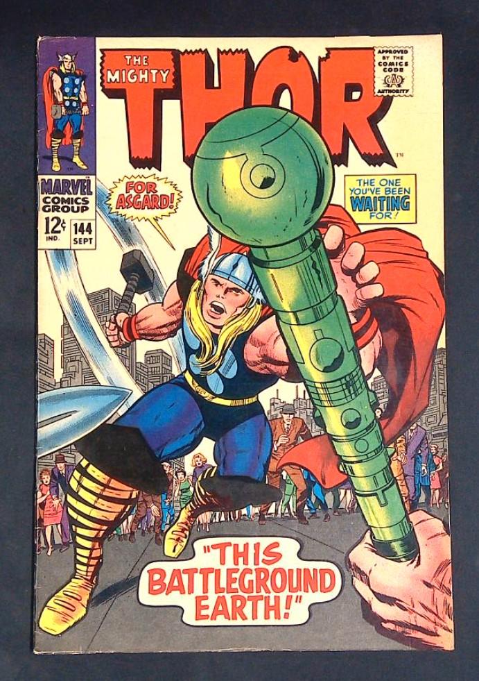Mighty Thor #144, Fn- Marvel Comics, 1967