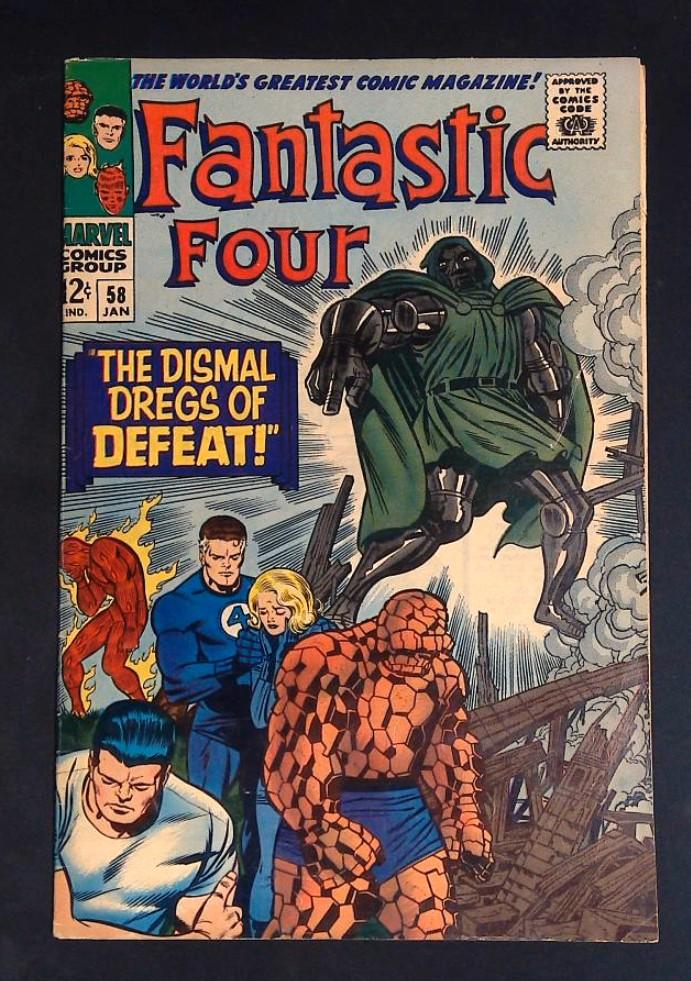 Fantastic Four #58, Dr Doom Fn Marvel, 1967