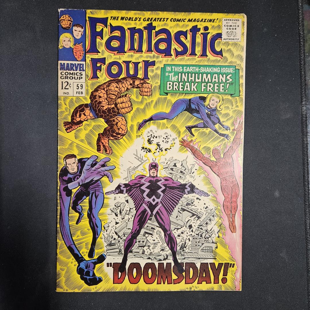 Fantastic Four #59, Fn+ Marvel, 1967