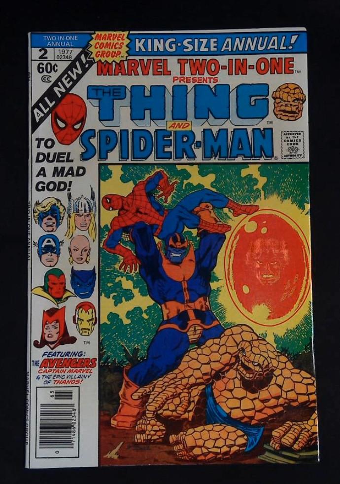 Marvel Two-In-One Annual #2, Vf  Jim Starlin Marvel, 1977