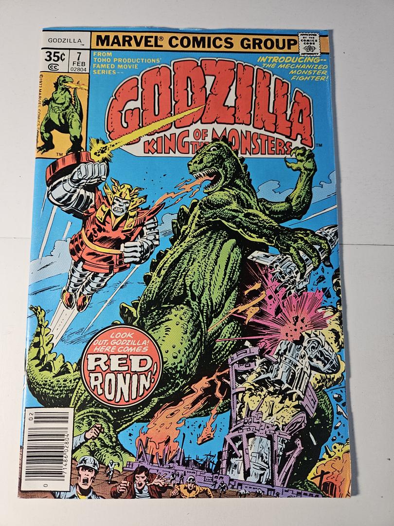 Godzilla #7, 1st Red Ronin,  Marvel, 1978