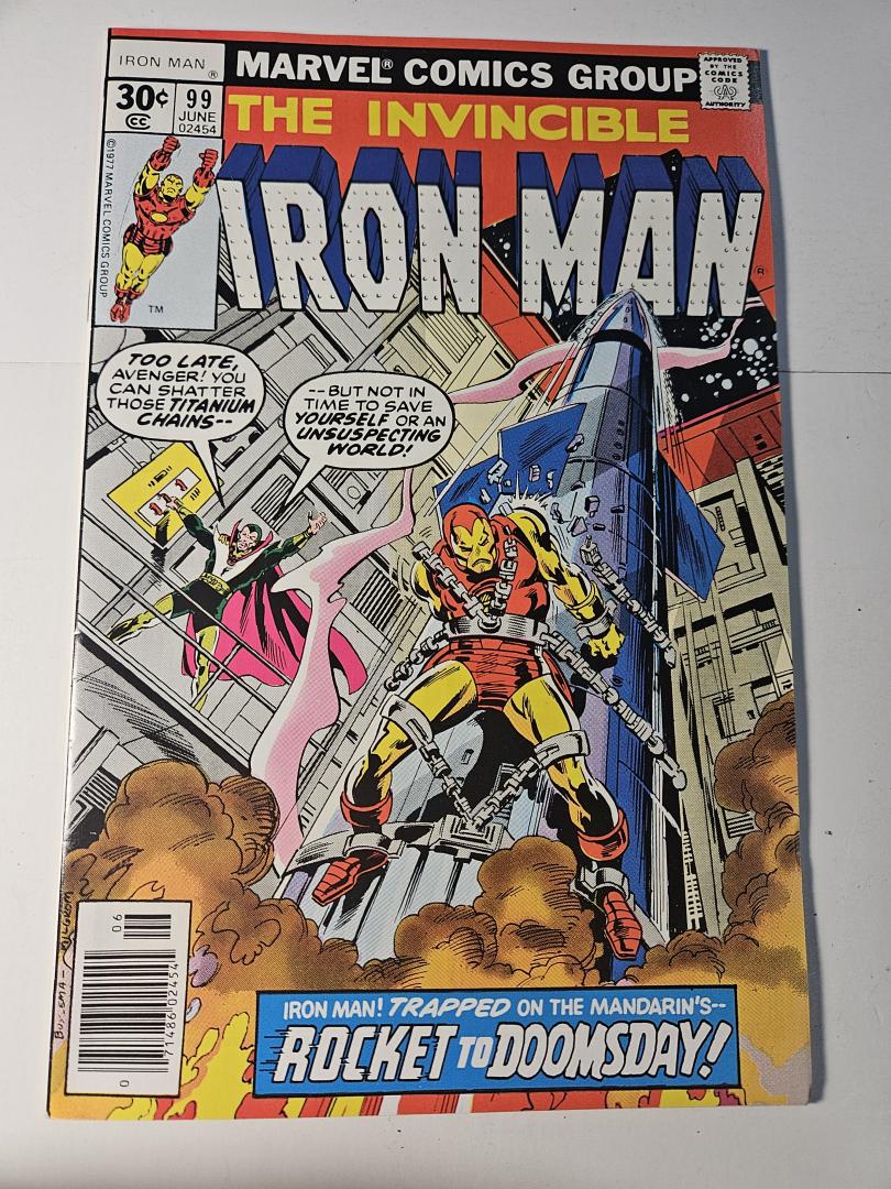 Iron Man #99, VF+ Marvel, 1977