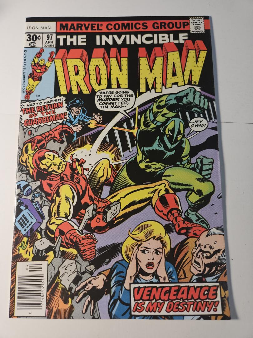 Iron Man #97, VF-  Marvel, 1977