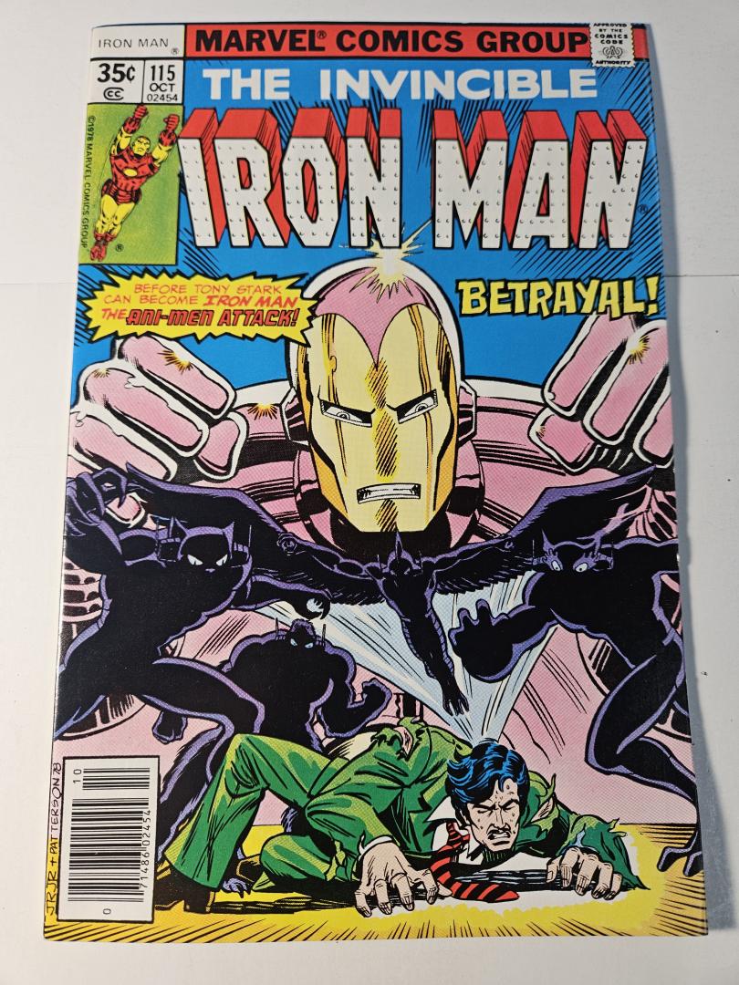  Iron Man #115, VF/NM 1st John Romita Issue, Marvel, 1978
