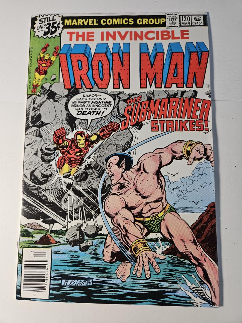 Iron Man #120, NM- 1st Justin Hammer, Marvel, 1979