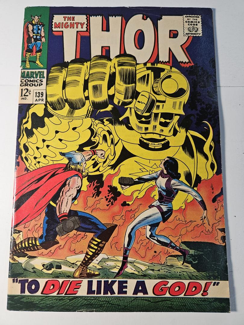 Thor #139, VG+  Marvel, 1967
