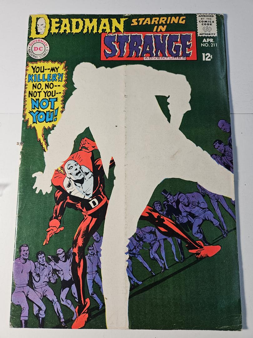 Strange Adventures #211, Neal Adams Deadman, DC, 1968