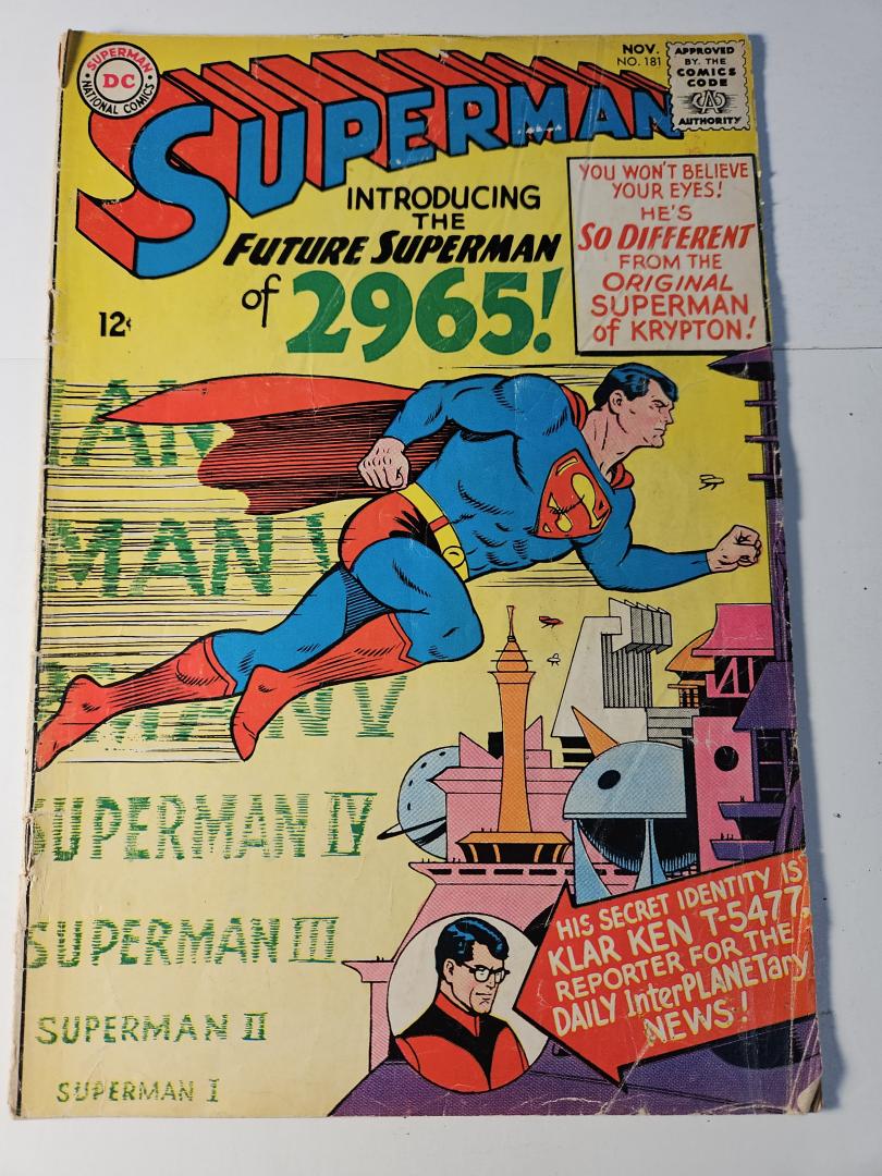 Superman #181, DC Comics, 1965