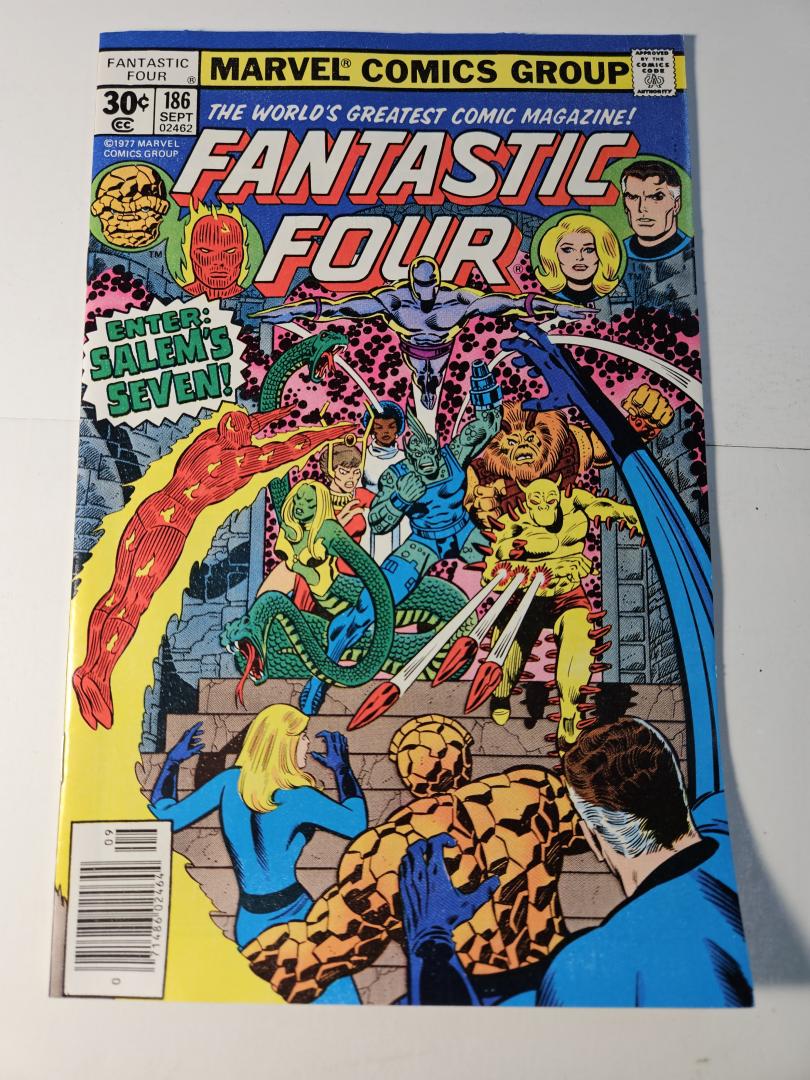 Fantastic Four #186, 1st Salem Seven, Marvel, 1977