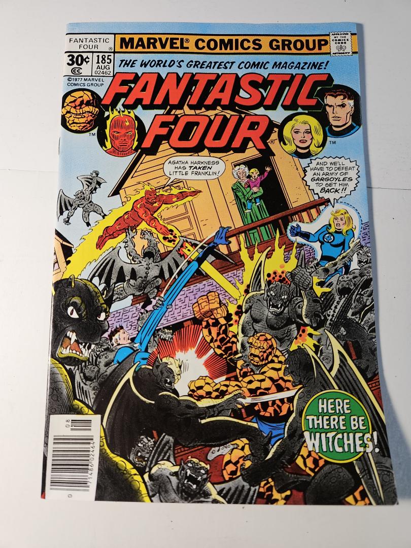 Fantastic Four #185, VF/NM 1st Nicolas Scratch, Marvel, 1977