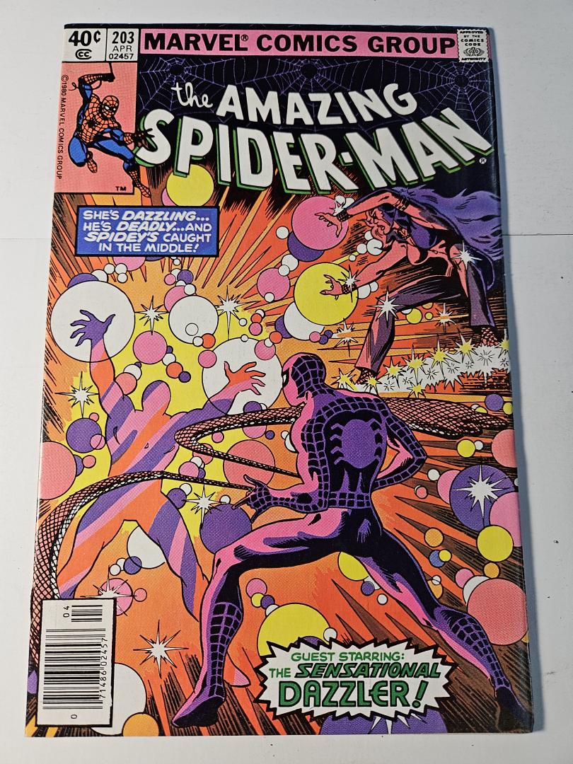 Amazing Spider-Man #203, 3rd Dazzler App, Marvel, 1980