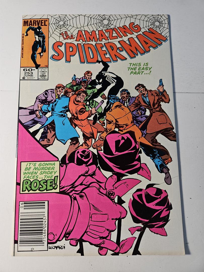 Amazing Spider-Man #253, NM Newsstand 1st Rose, Marvel, 1984