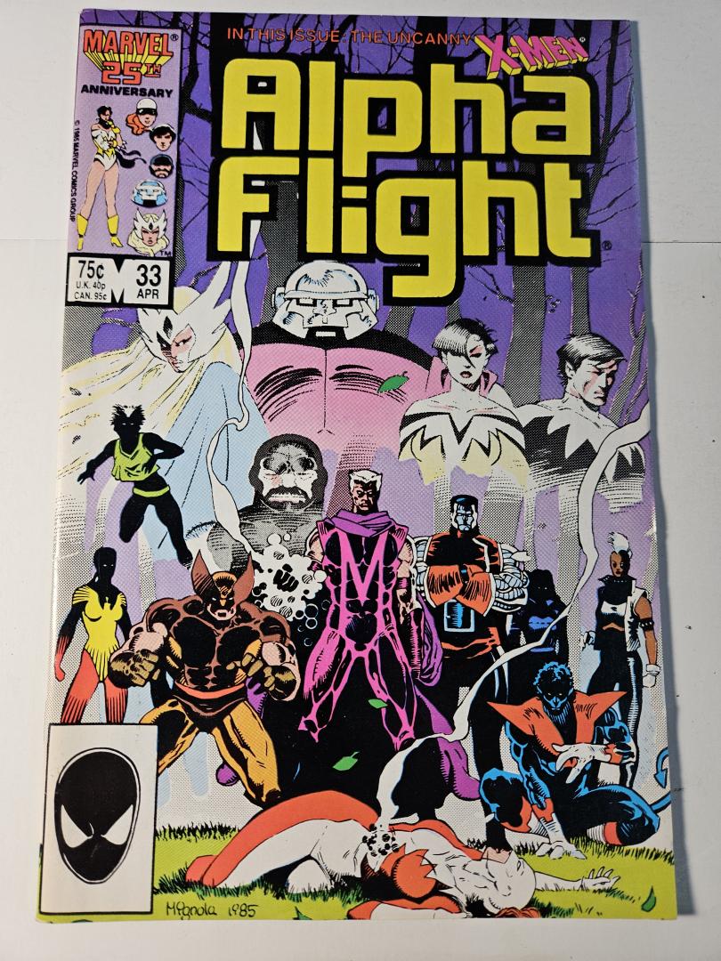 Alpha Flight #33, VF 1st Lady Deathstrike, Marvel, 1986