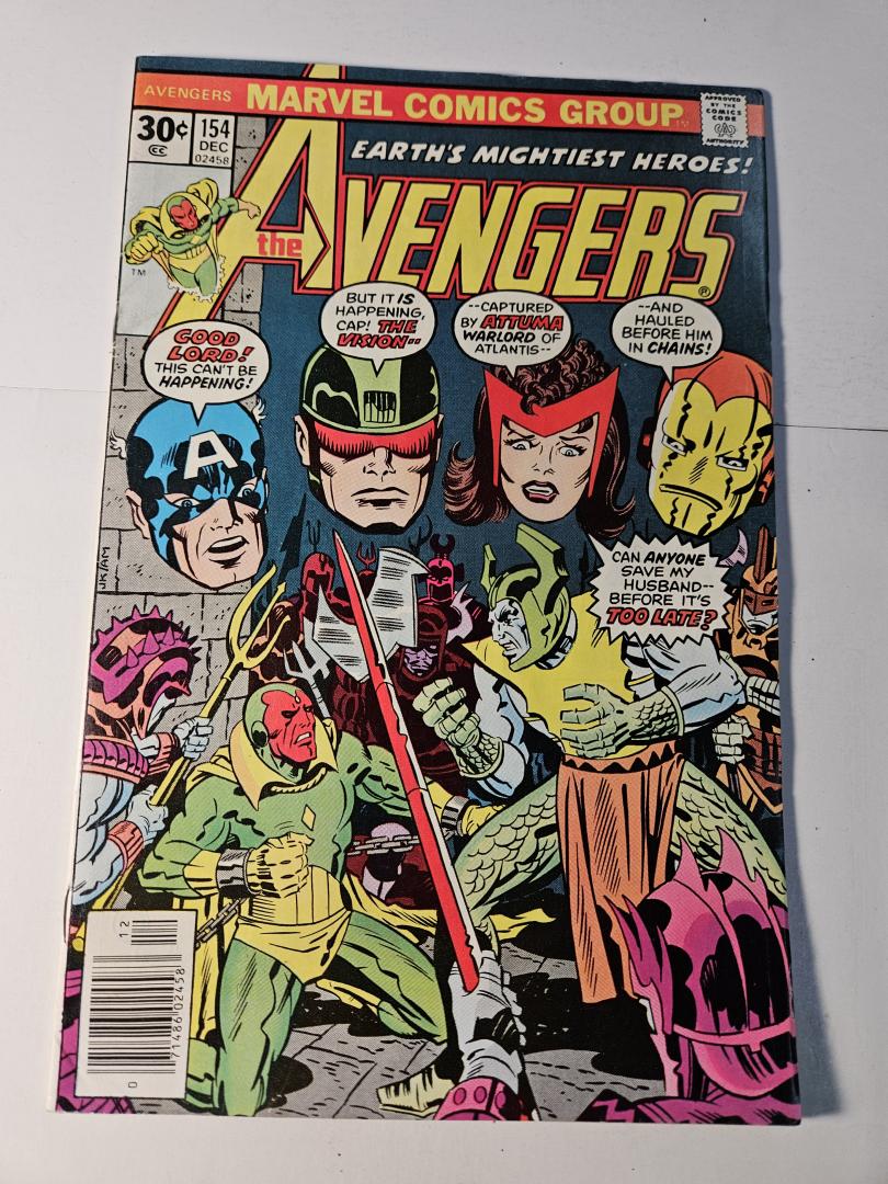 Avengers #154, FN Marvel, 1976