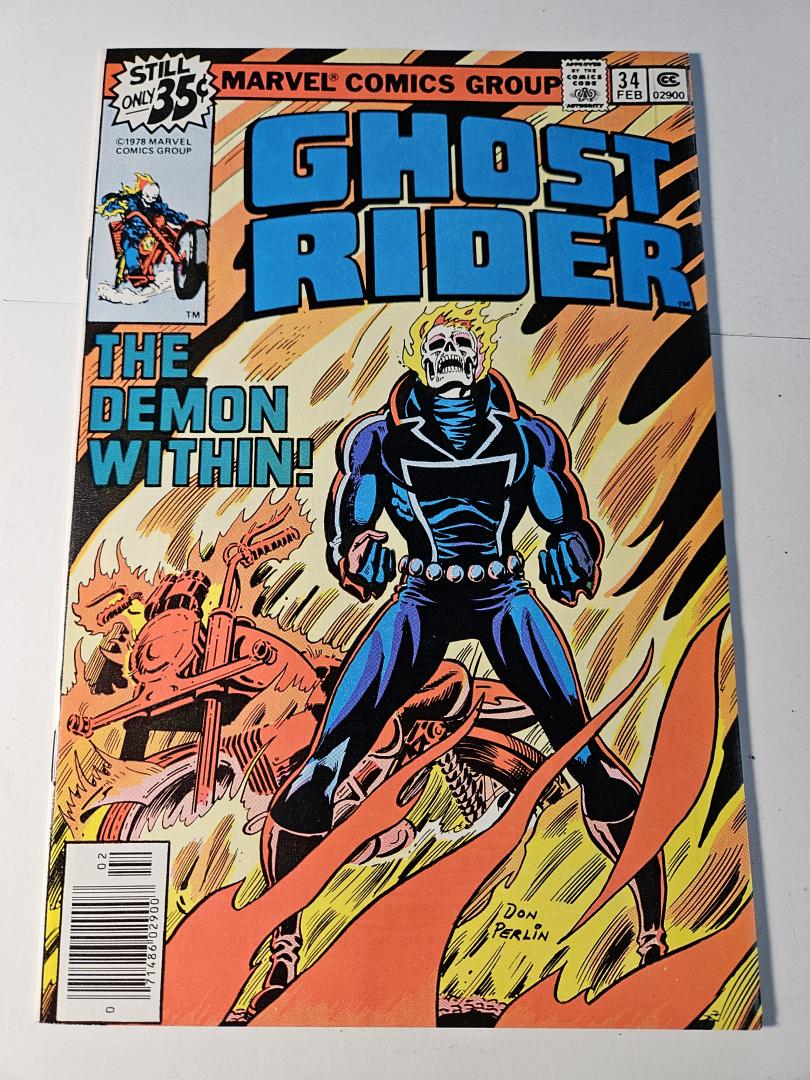 Ghost Rider #34, NM Marvel, 1978