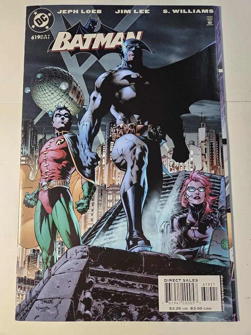 Batman #619 VF/NM Last Hush Issue,  Gatefold,  Heroes Cover DC Comics, 2003