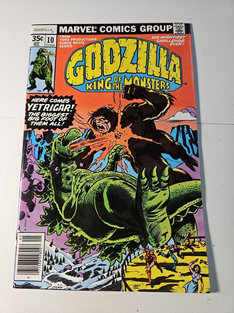 Godzilla #10, VF/NM Marvel, 1978