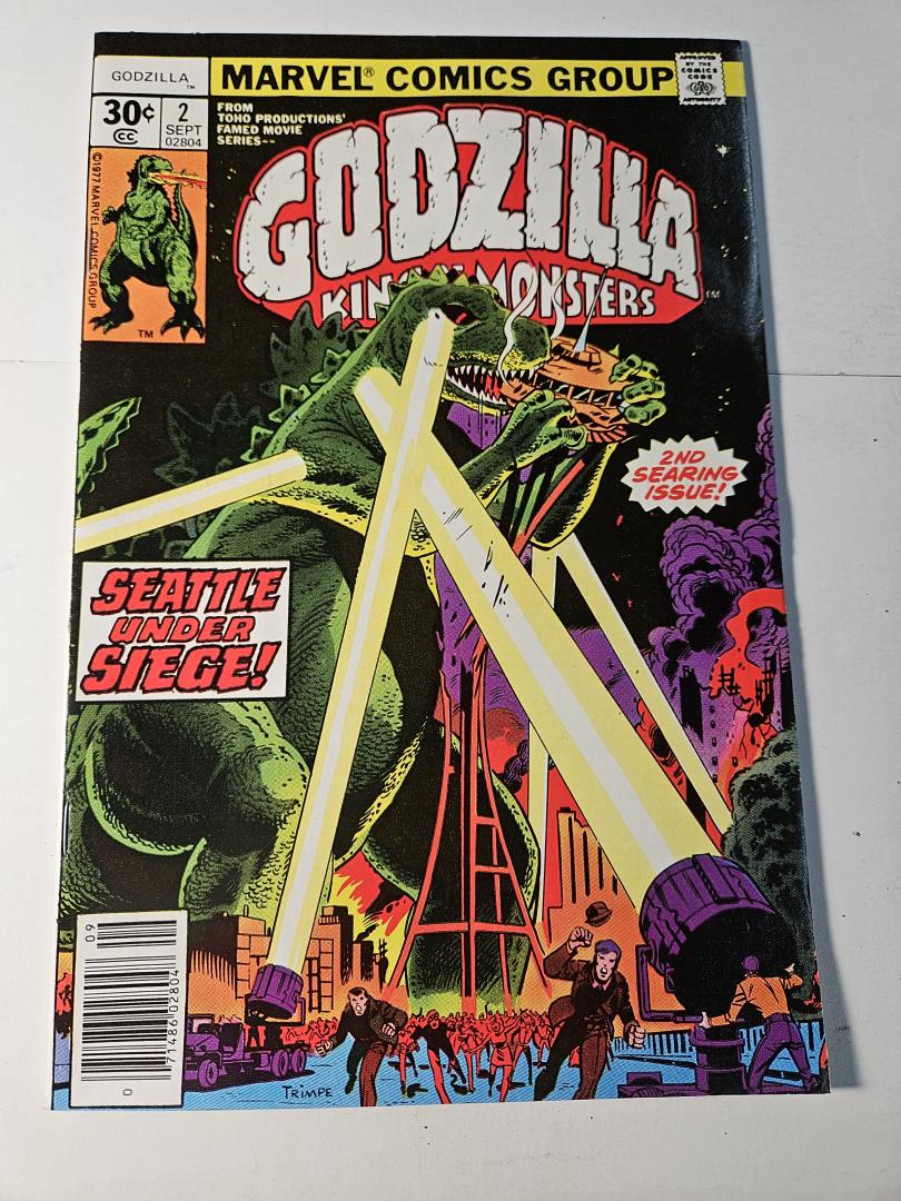 Godzilla King of the Monsters #2, FN+ Marvel, 1977