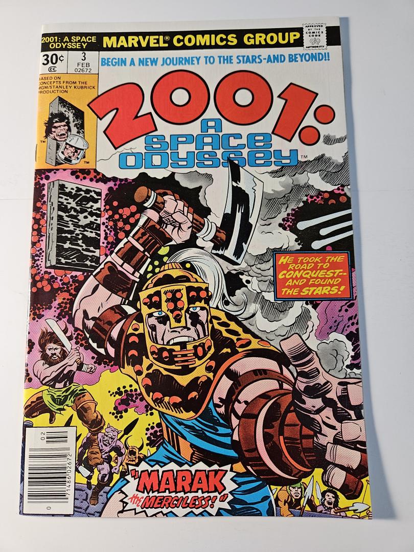 2001: A Space Odyssey #3, VF Marvel, 1977