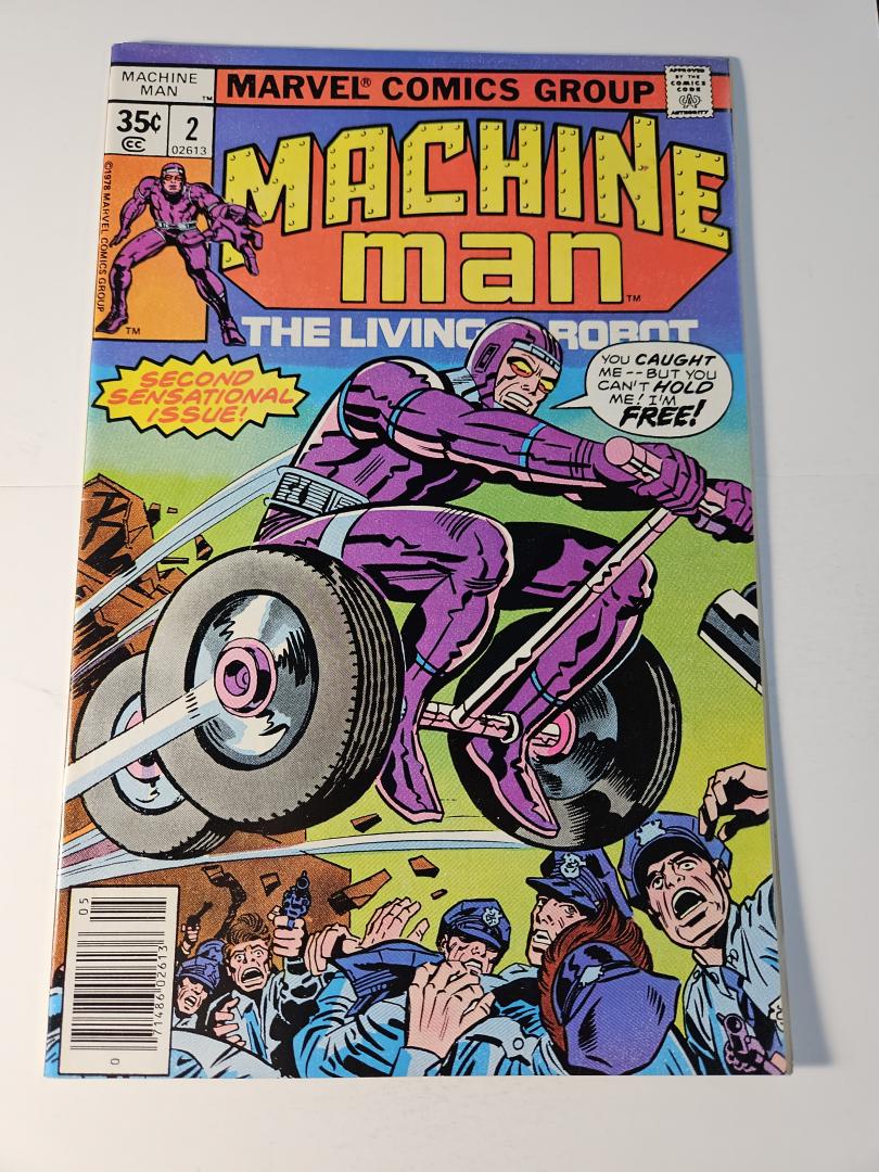 Machine Man #2, VF Marvel, 1978