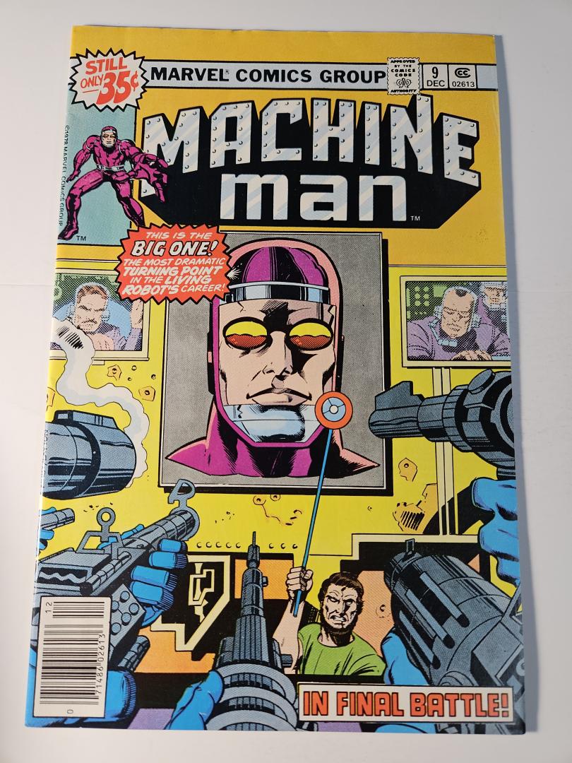 Machine Man #9, Marvel, 1978